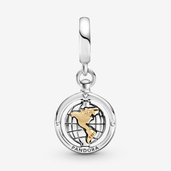 ✅PANDORA Spinning World Dangle Charm - FINAL SALE - Picture 1 of 3
